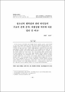 청소년의 행복감과 관련 변인들의 구조적 관계 분석: 비행경험 여부에 따른 집단 간 비교