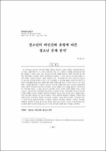 청소년의 비인간화 유형에 따른청소년 문제 분석