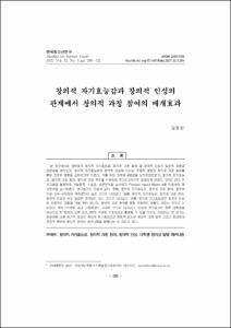 창의적 자기효능감과 창의적 인성의 관계에서 창의적 과정 참여의 매개효과