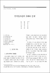 한국청소년의 실태와 문제