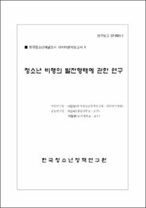 청소년 비행의 발전형태에 관한 연구