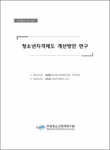 청소년자격제도 개선방안 연구