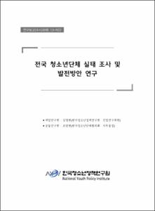전국 청소년단체 실태조사 및 발전방안 연구