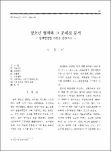 청소년 범죄와 그 문제점 분석 -실제발생한 사건을 중심으로-
