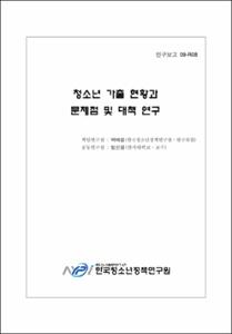청소년 가출 현황과 문제점 및 대책 연구
