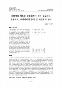 중학생의 행복감 변화궤적에 대한 부모지지, 친구지지, 교사지지의 동시 및 지연효과 분석